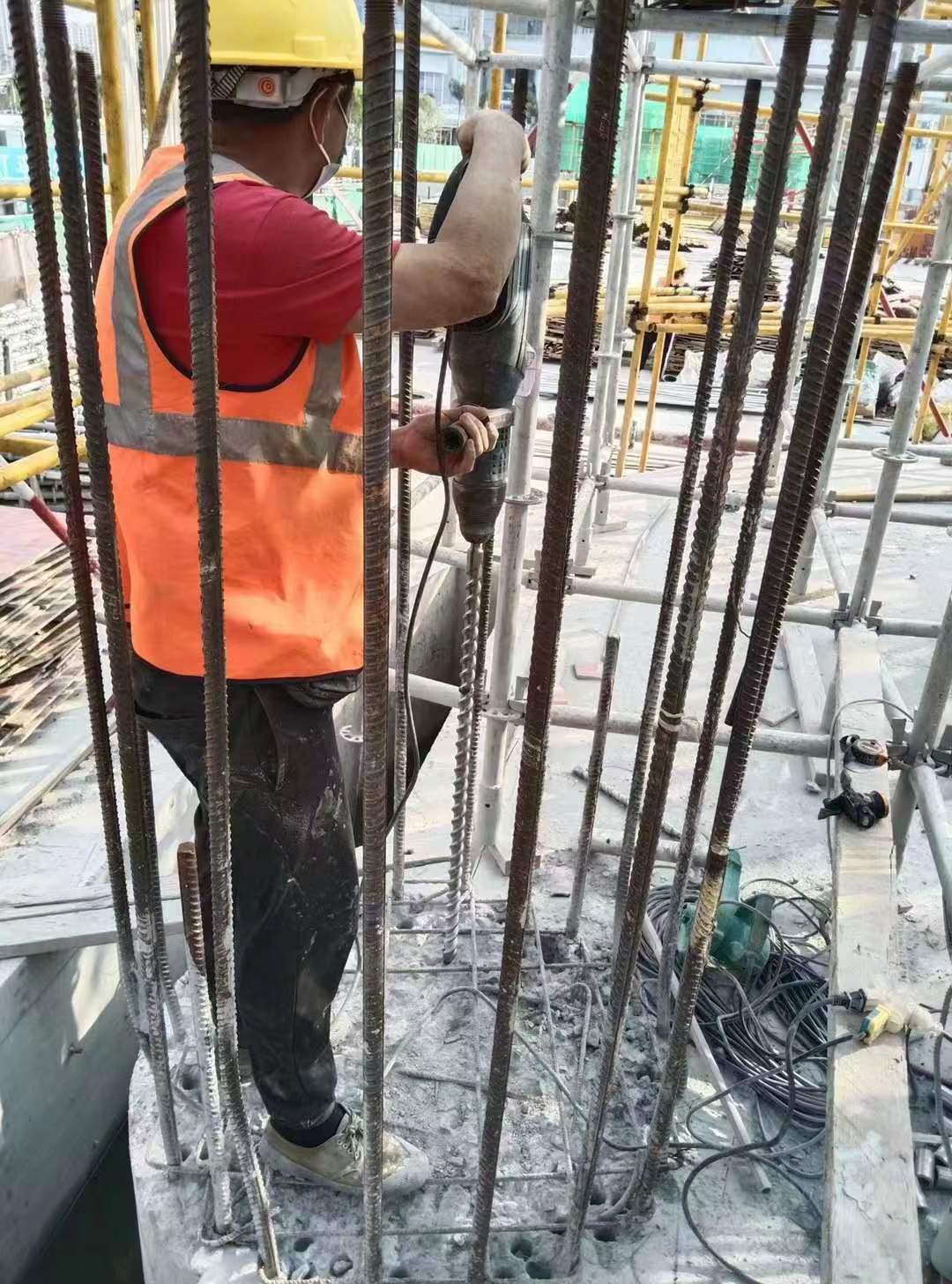 黄竹镇增大截面法加固框架柱施工方案